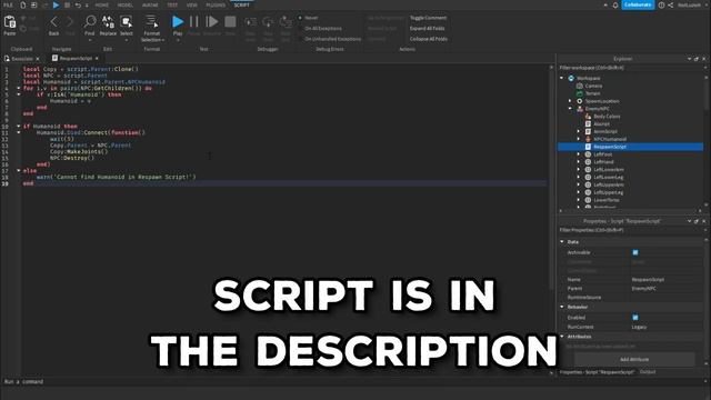 How To Make An Enemy NPC In Roblox Studio смотреть онлайн