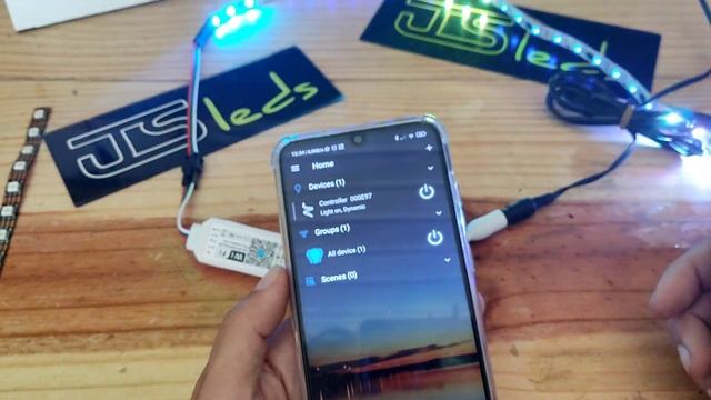 Wi-Fi Magic home, Central para fita led digital, Alexa e Google home. смотреть онлайн