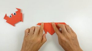 Краб ОРИГАМИ Как сделать Краба из бумаги