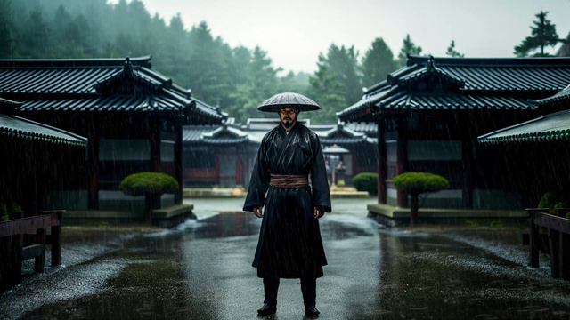 Rainy Day in a Serene Ancient Temple - Japanese Bamboo Flute Music For Soothing, Meditation, Healin смотреть онлайн
