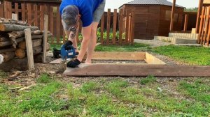 Простая песочница из поддонов за один час