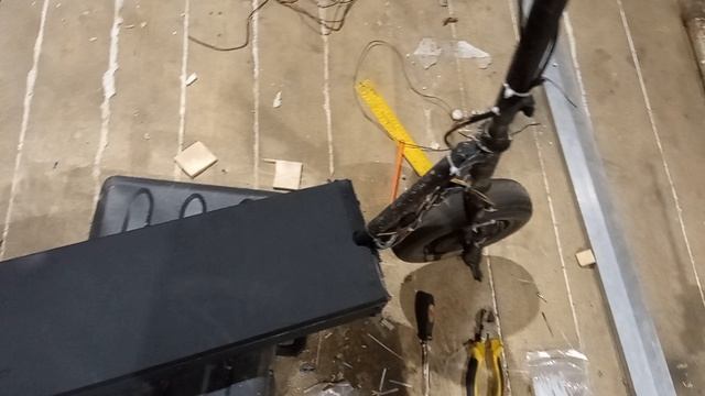 Электросамокат из колёс от гироскутера