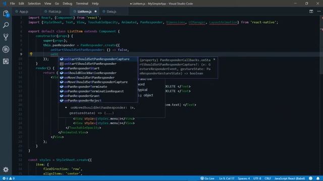 React Native Swipeable Flatlist with Animations + Performance Improved | Learn With Vivek смотреть онлайн