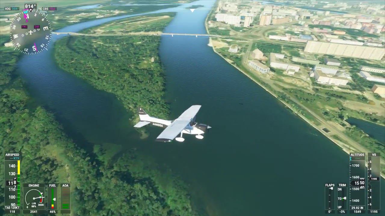 (PC) Microsoft Flight Simulator 2020 Казахстан Усть-Каменогорск. смотреть онлайн