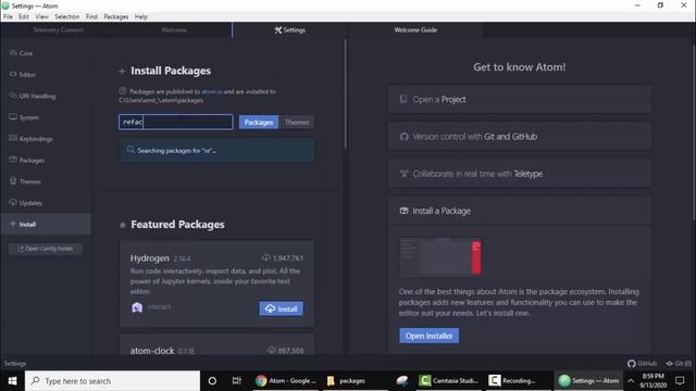 How to install Atom on Windows 10 in Hindi смотреть онлайн