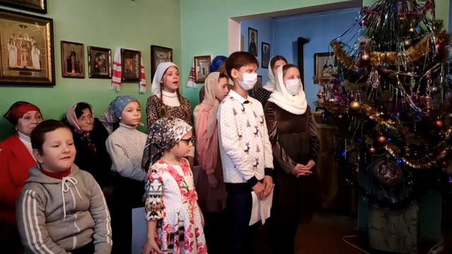 Рождественский утренник Воскресной школы с. Красная поляна 2024 г. смотреть онлайн