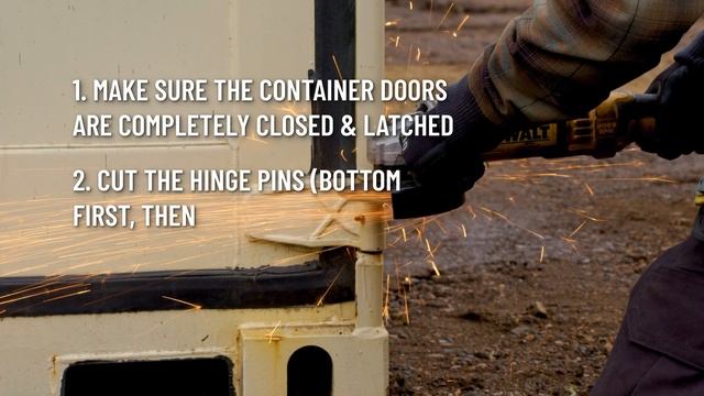 How To Remove Shipping Container Doors - Quick and Safe - Sea Can Modifications | The Container Guy смотреть онлайн