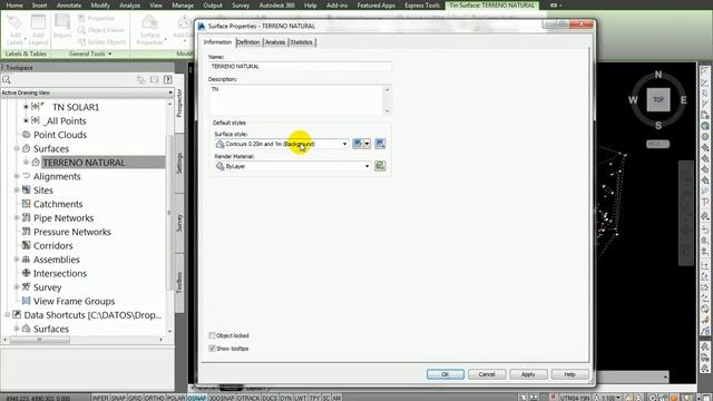 Tutoriales RG - AutoCAD Civil 3D 2014 - 15 - Creacion De Superficie Con Puntos смотреть онлайн