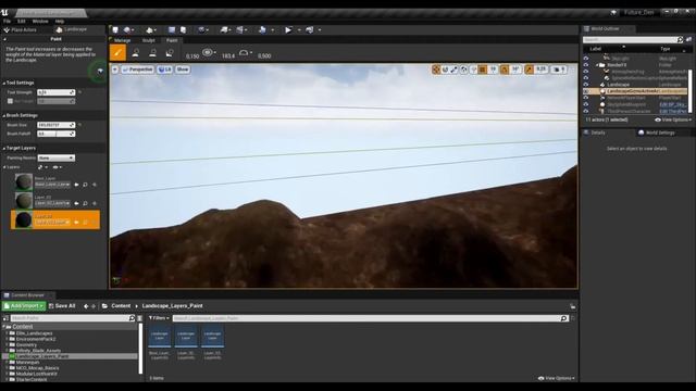 Создание mmorpg на UE4, создание ландшафта часть 1,2 смотреть онлайн