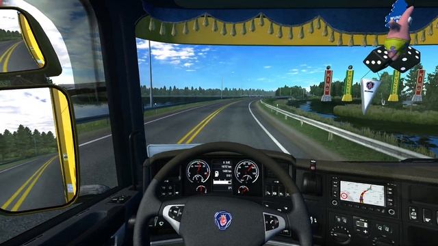 [ETS2] Euro Truck Simulator 2 - NaturaLux - Scania R (RJL) - Krone Mega Liner Trailer - Promods 2.4 смотреть онлайн