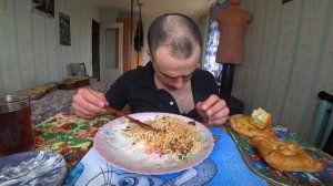 МУКБАНГ АСМР ЛАПША БИГ ЛАНЧ / ОЛИВЬЕ / ВЕНЕГРЕТ / ПИЦЦА / ХАЧАПУРИ / СОУС / EATING ASMR Mukbang #449