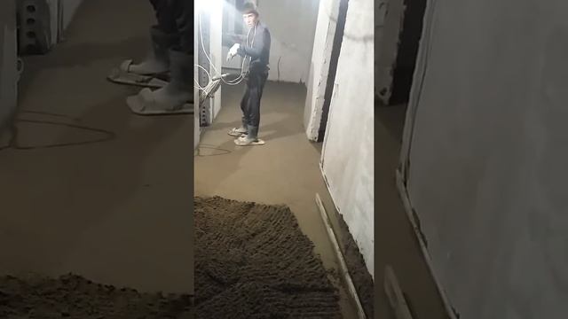 Стяжка пола полусухим способом(2) смотреть онлайн