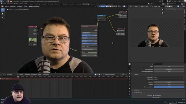 Greenscreen unter Linux mit freier Open Source Software смотреть онлайн