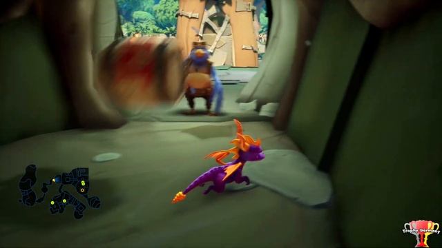 Spyro 2: Ripto's Rage! - Gnot Cannon - Trophy / Achievement Guide (1080p 60fps) смотреть онлайн