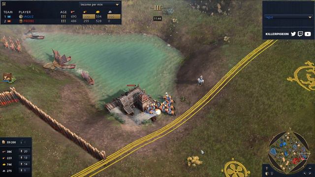 Age of Empires 4 - Probe vs Iaguz смотреть онлайн