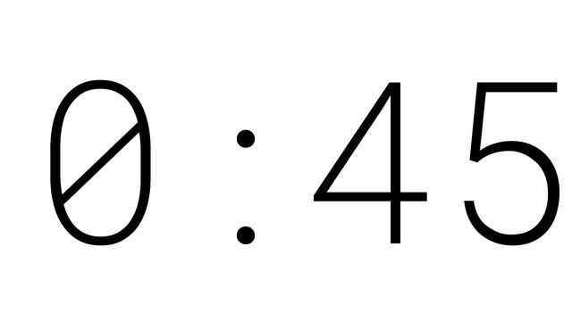 Simple 2 minutes countdown timer - Roboto Mono Extra Light смотреть онлайн