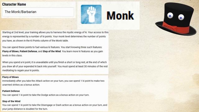DnD 5e Build - The Monk/Barbarian смотреть онлайн