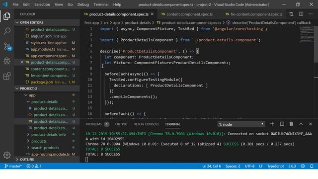 Angular Testing Tutorial - fdescribe in Angular Tests | Angular Tutorials for Beginners смотреть онлайн