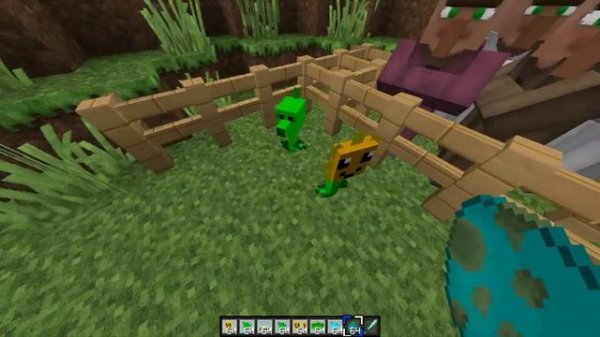 Minecraft Mods: PLANTS VS ZOMBIES MOD! (PLANTS VS ZOMBIES IN MINECRAFT) (Minecraft Mod Showcase)