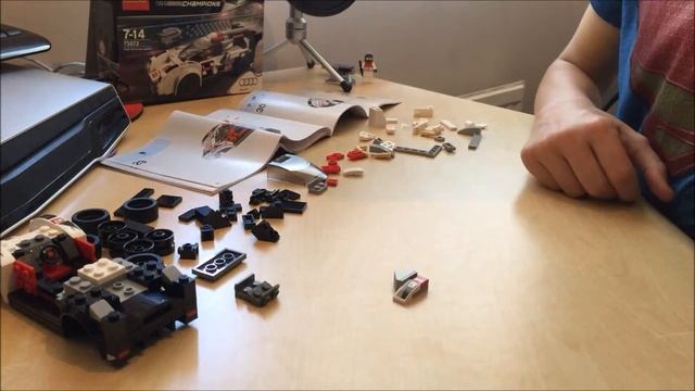 LEGO Speed Champions Audi R18 e-tron Quattro - Stop Motion Speed Build (75872) смотреть онлайн
