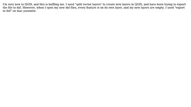 GIS: Exporting to dxf file from QGIS creating dxf layers by QGIS layer name? смотреть онлайн