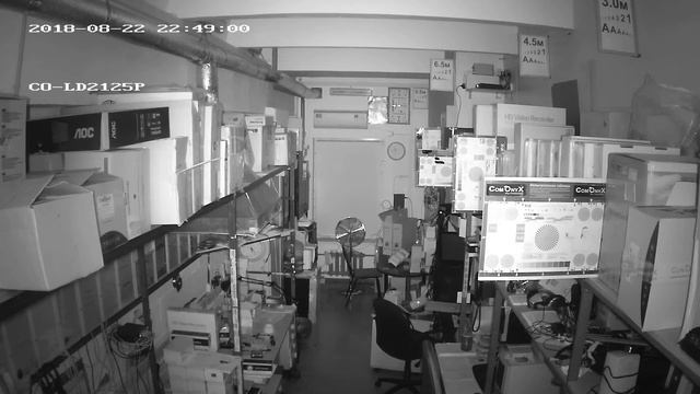 Купольная IP-камера CO-LD2125P. Офис ночь. смотреть онлайн