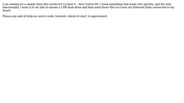 Unix & Linux: Simplest Linux for Cyclone V - Arm Cortex A9 смотреть онлайн