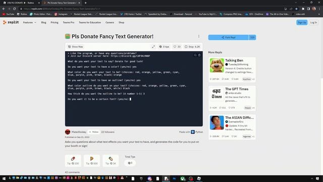 How To Get Colored Custom Text / Fonts In Pls Donate! - Rich Text In Pls Donate Tutorial смотреть онлайн