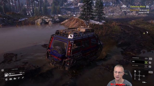 Snowrunner - Scandinavia - P12 - Exploring in the Falcon scout & finding a vehicle upgrade смотреть онлайн