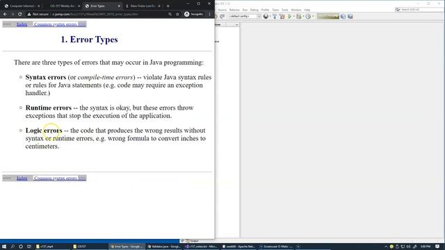 7.1 Exceptions, Console Input Validation, Handling Errors смотреть онлайн