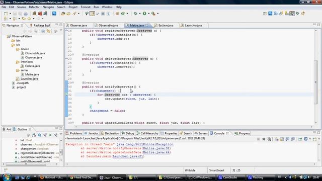 design pattern Observer thread safe with Java смотреть онлайн