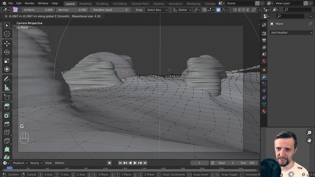 Making realistic rocks in Blender 2.9+ using Blender rock generator addon смотреть онлайн