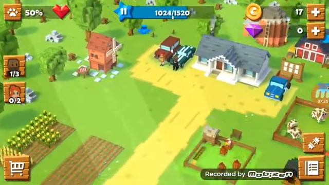 Мы играем прикольную игру под названием блок ферма смотреть онлайн