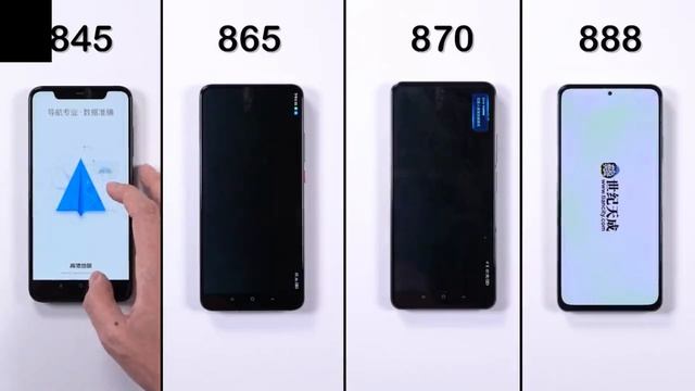 Snapdragon 888 Vs 865 Vs 870 VS 845 ? Is Snapdragon 888 The Fastest? Speed Test!