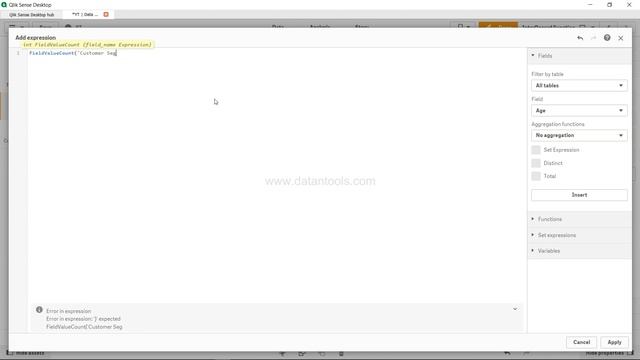 Qlik Sense Field Value Count function to count unique values in the field | Abhishek Agarrwal смотреть онлайн