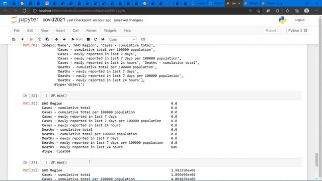 Min || Max || Standard deviation-Pandas 6 смотреть онлайн
