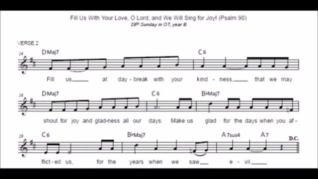 Fill Us with Your Love, O Lord, and We Will Sing for Joy! (Psalm 90) смотреть онлайн