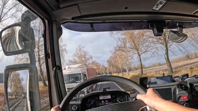 POV Driving Truck: Renault T480 Humpolec To České Budějovice