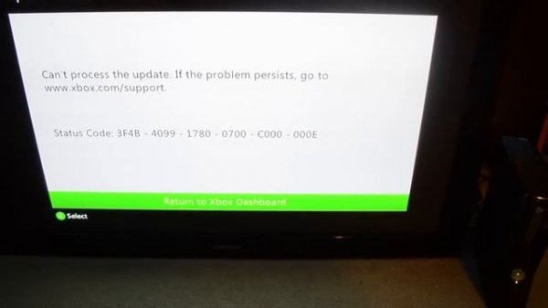 Xbox 360 Slim - Update Error Fix - Status Code: C000-000E