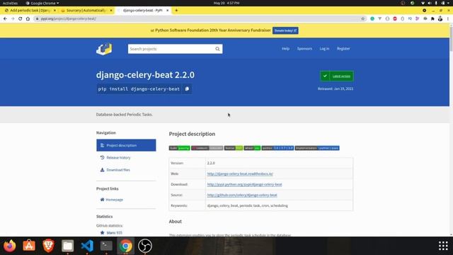 Django Celery Beat | Periodic Task from Django admin Panel | Django Celery Tutorial смотреть онлайн