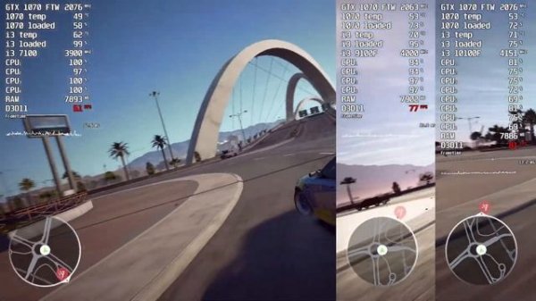 i3 7100 vs i3 9100F vs i3 10100F