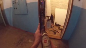 Врезка автоматического замка в метал.дверь. Как обшить "савдеповскую" металлическую дверь.