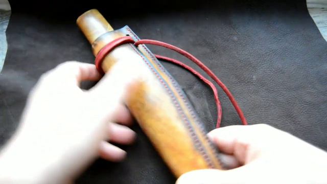 Ножны на заказ | Новинка Ножномания. Ножны для якута. Покраска ореховая патина смотреть онлайн