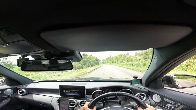 AMG C63 4.0 Biturbo POV Drive in Hokkaido (pure sound) смотреть онлайн