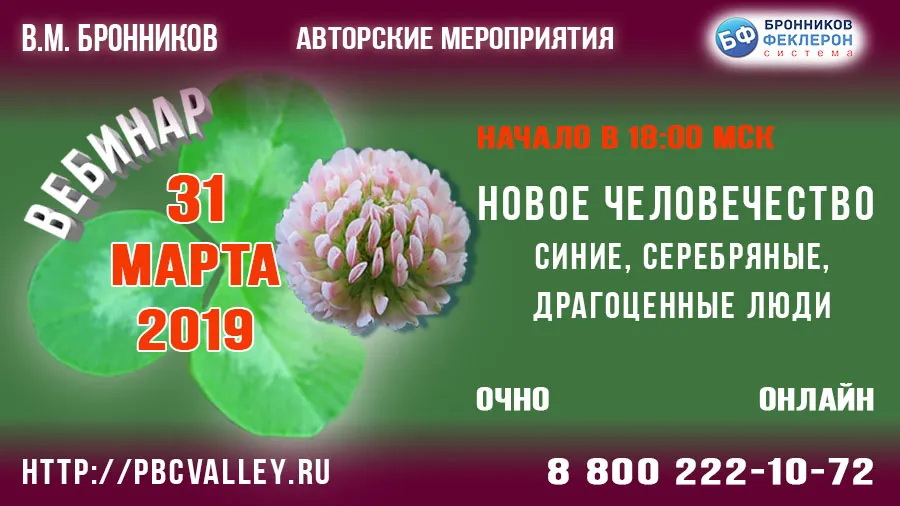 31.03.2019 Вебинар «Новое человечество синие, серебряные, драгоценные люди» смотреть онлайн