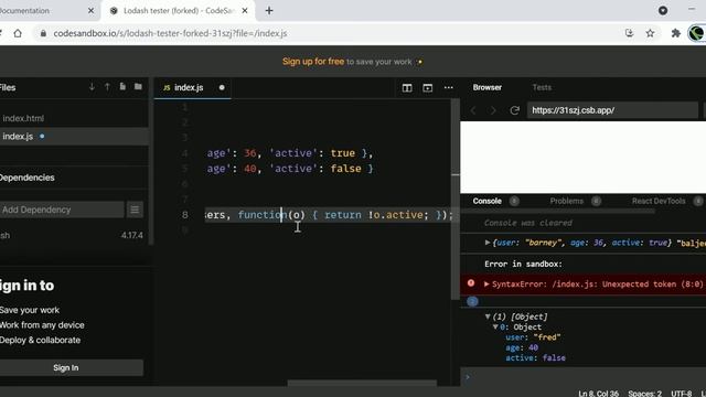 Lodash Tutorials in Hindi #02 | _.filter смотреть онлайн
