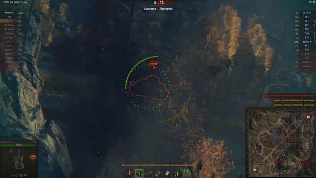 Т-127. 15 фрагов. Чак Норрис играет в танки. смотреть онлайн