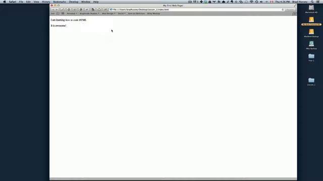 Урок 7 Что такое акценты в HTML смотреть онлайн