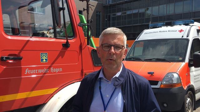 Hochwasser in Hagen: Oberbürgermeister Erik O. Schulz zur Lage in Hagen смотреть онлайн