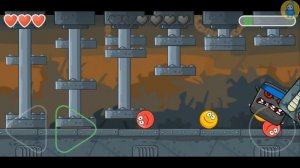 Red Ball 4 - Red Ball, Yellow Ball Vs Boss 1, 2, 3 All Map in Red Ball 4